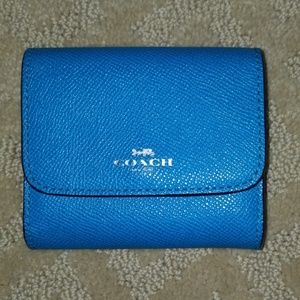 Teal Coach Wallet